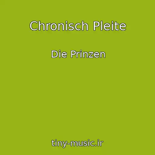 کاور آهنگ Chronisch Pleite از Die Prinzen
