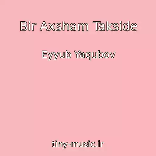کاور آهنگ Bir Axsham Takside از Eyyub Yaqubov