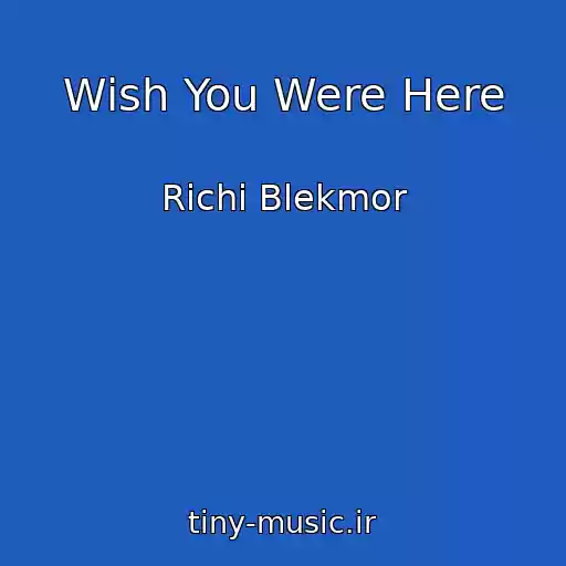 کاور آهنگ Wish You Were Here از Richi Blekmor