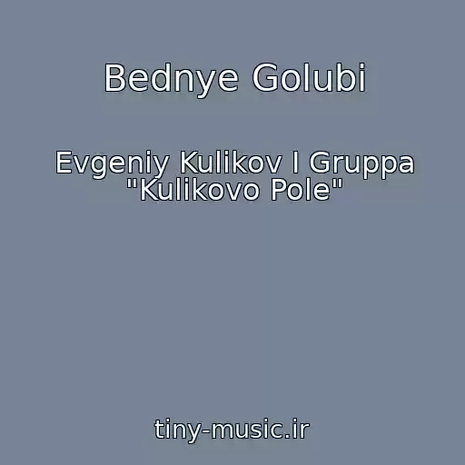کاور آهنگ Bednye Golubi از Evgeniy Kulikov I Gruppa "Kulikovo Pole"