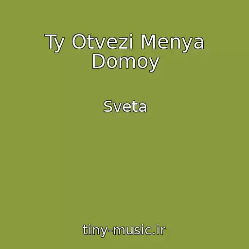 کاور آهنگ Ty Otvezi Menya Domoy از Sveta