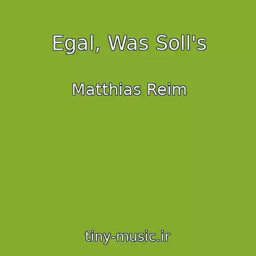 کاور آهنگ Egal, Was Soll's از Matthias Reim