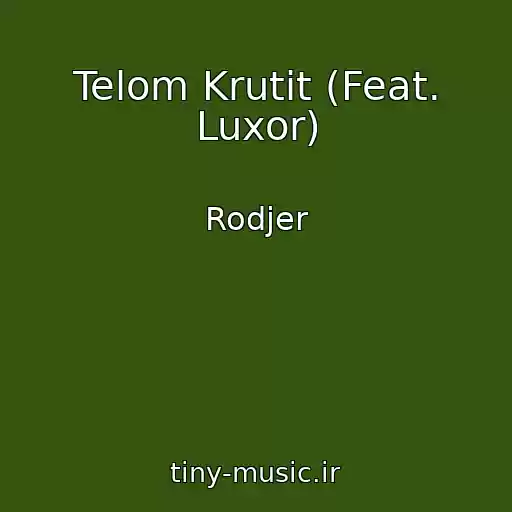 کاور آهنگ Telom Krutit (Feat. Luxor) از Rodjer