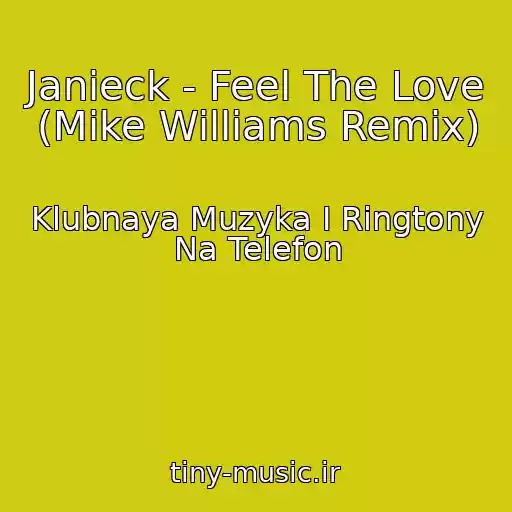 کاور آهنگ Janieck - Feel The Love (Mike Williams Remix) از Klubnaya Muzyka I Ringtony Na Telefon