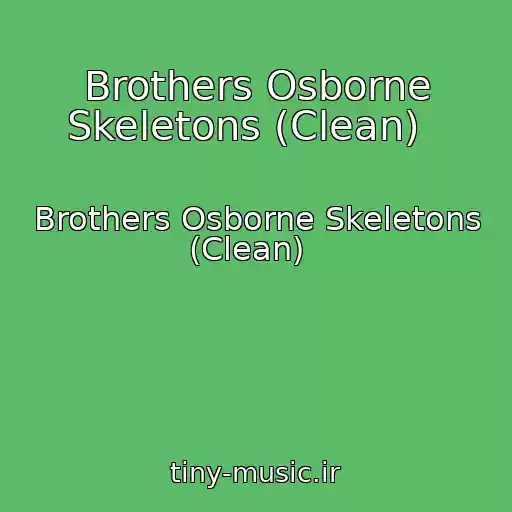 کاور آهنگ Brothers Osborne Skeletons (Clean)   از Brothers Osborne Skeletons (Clean)  