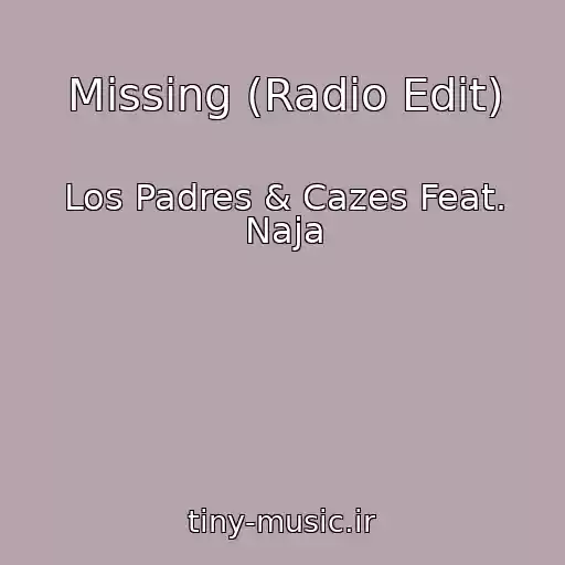 کاور آهنگ Missing (Radio Edit) از Los Padres & Cazes Feat. Naja