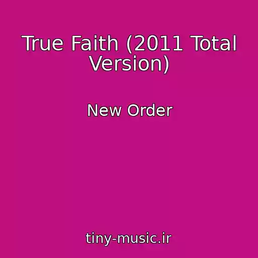 کاور آهنگ True Faith (2011 Total Version) از New Order