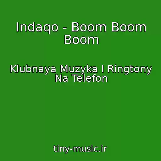 کاور آهنگ Indaqo - Boom Boom Boom از Klubnaya Muzyka I Ringtony Na Telefon