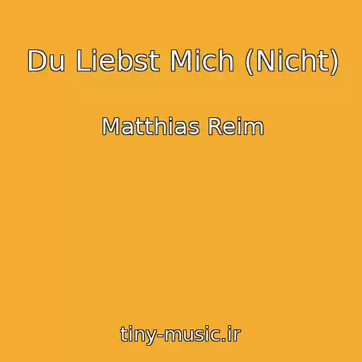 کاور آهنگ Du Liebst Mich (Nicht) از Matthias Reim