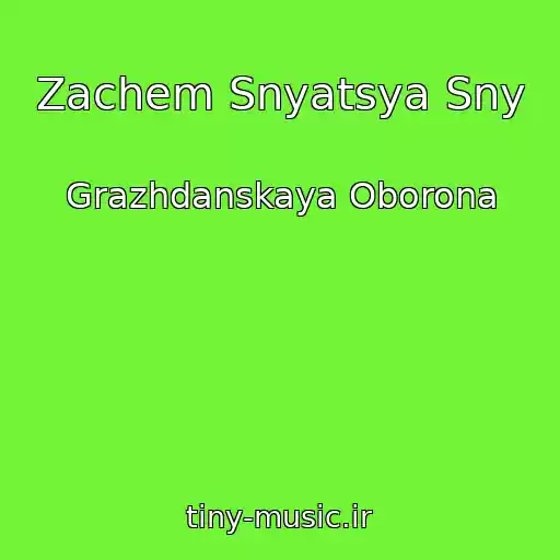 کاور آهنگ Zachem Snyatsya Sny از Grazhdanskaya Oborona