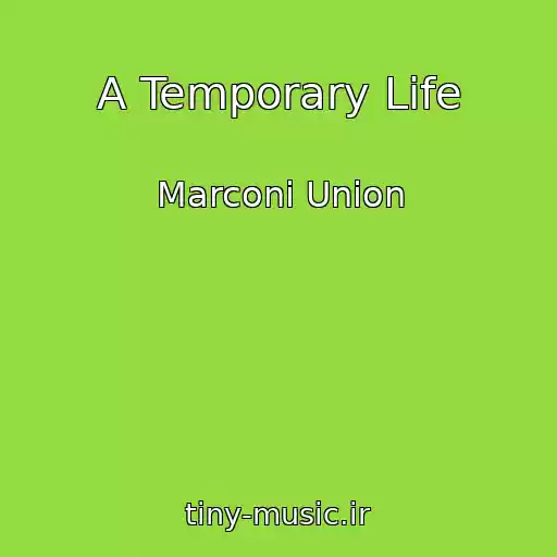 کاور آهنگ A Temporary Life از Marconi Union