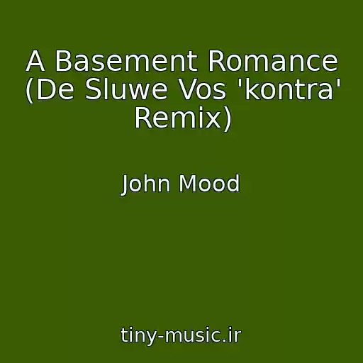 کاور آهنگ A Basement Romance (De Sluwe Vos 'kontra' Remix) از John Mood