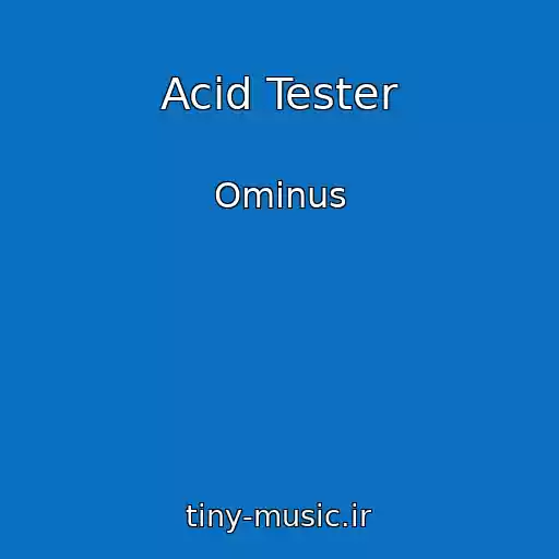 کاور آهنگ Acid Tester از Ominus