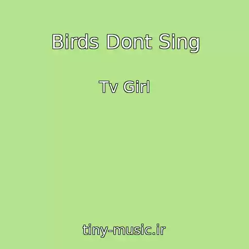 کاور آهنگ Birds Dont Sing از Tv Girl