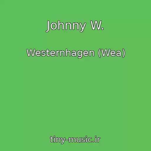 کاور آهنگ Johnny W. از Westernhagen (Wea)