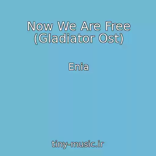 کاور آهنگ Now We Are Free (Gladiator Ost) از Enia