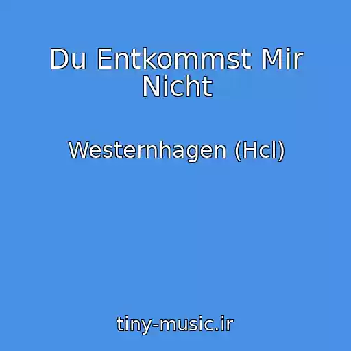 کاور آهنگ Du Entkommst Mir Nicht از Westernhagen (Hcl)