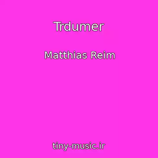 کاور آهنگ Trdumer از Matthias Reim