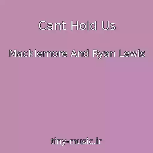 کاور آهنگ Cant Hold Us از Macklemore And Ryan Lewis