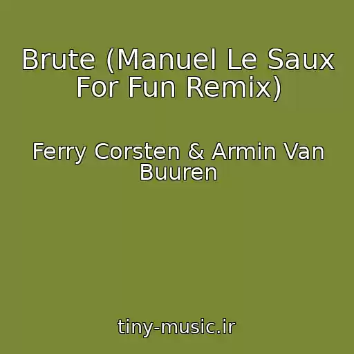 کاور آهنگ Brute (Manuel Le Saux For Fun Remix) از Ferry Corsten & Armin Van Buuren