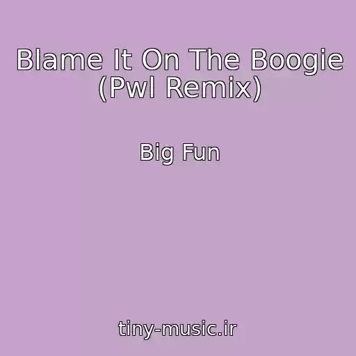 کاور آهنگ Blame It On The Boogie (Pwl Remix) از Big Fun