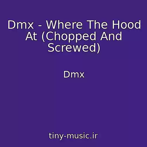 کاور آهنگ Dmx - Where The Hood At (Chopped And Screwed) از Dmx