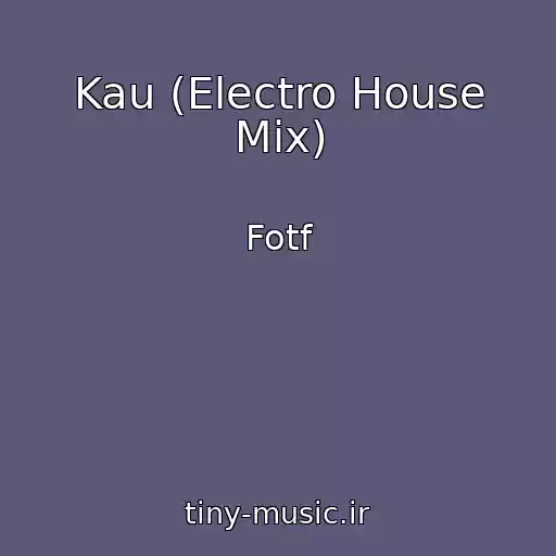 کاور آهنگ Kau (Electro House Mix) از Fotf