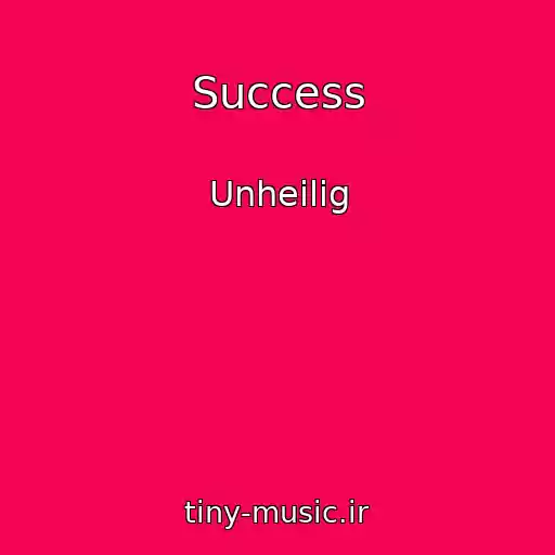 کاور آهنگ Success از Unheilig