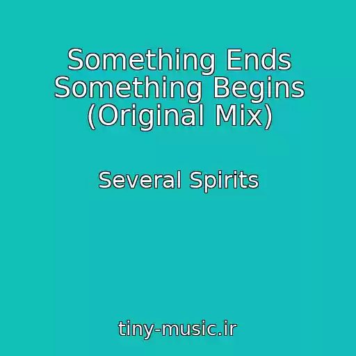 کاور آهنگ Something Ends Something Begins (Original Mix) از Several Spirits