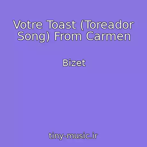 کاور آهنگ Votre Toast (Toreador Song) From Carmen از Bizet