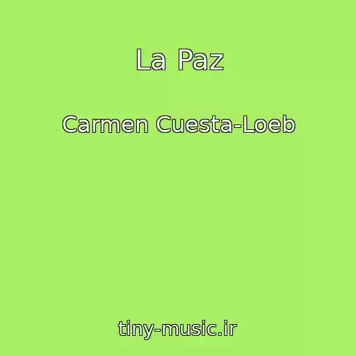 کاور آهنگ La Paz از Carmen Cuesta-Loeb