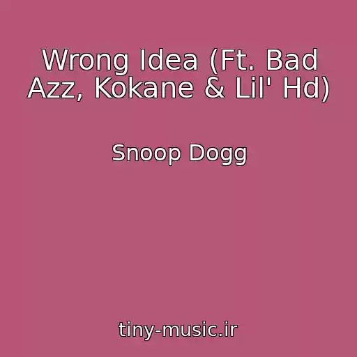کاور آهنگ Wrong Idea (Ft. Bad Azz, Kokane & Lil' Hd) از Snoop Dogg