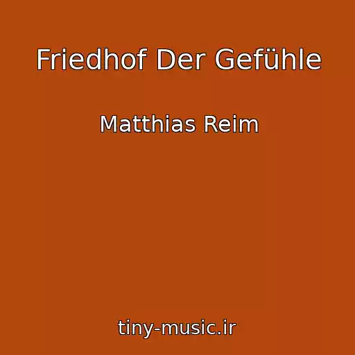 کاور آهنگ Friedhof Der Gefühle از Matthias Reim