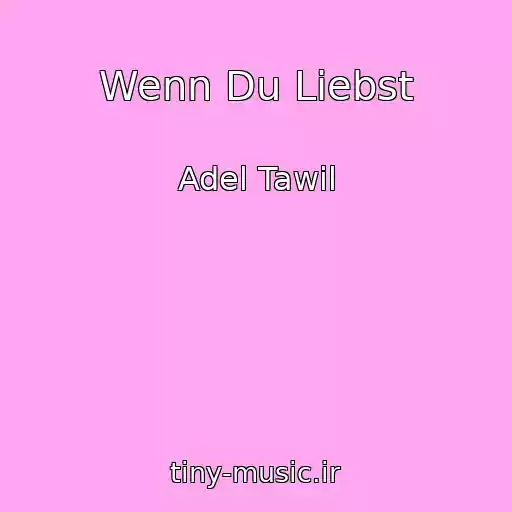 کاور آهنگ Wenn Du Liebst از Adel Tawil