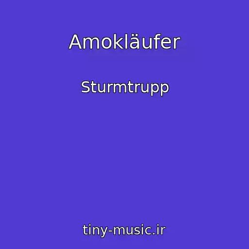 کاور آهنگ Amokläufer از Sturmtrupp