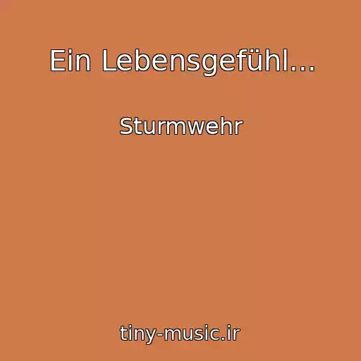 کاور آهنگ Ein Lebensgefühl... از Sturmwehr
