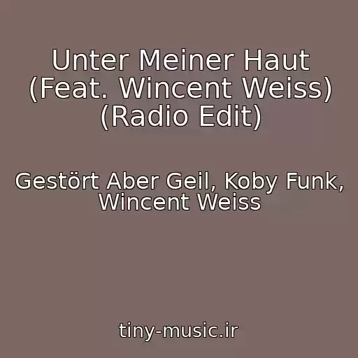 کاور آهنگ Unter Meiner Haut (Feat. Wincent Weiss) (Radio Edit) از Gestört Aber Geil, Koby Funk, Wincent Weiss