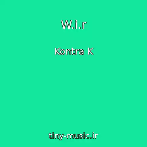 کاور آهنگ W.i.r از Kontra K