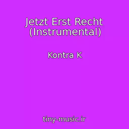 کاور آهنگ Jetzt Erst Recht (Instrumental) از Kontra K