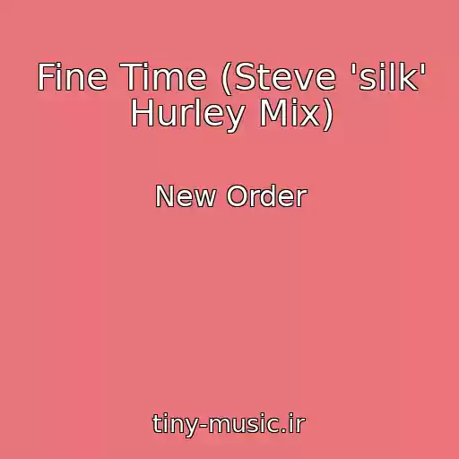 کاور آهنگ Fine Time (Steve 'silk' Hurley Mix) از New Order