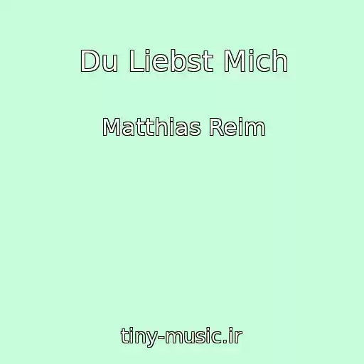 کاور آهنگ Du Liebst Mich از Matthias Reim