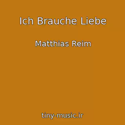 کاور آهنگ Ich Brauche Liebe از Matthias Reim