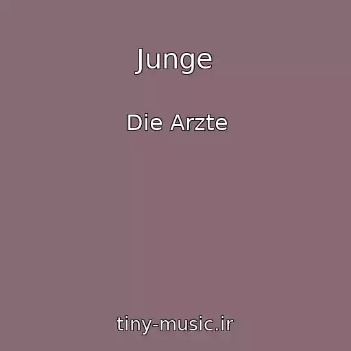 کاور آهنگ Junge از Die Arzte