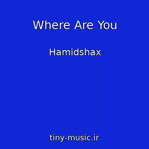 کاور آهنگ Where Are You از Hamidshax