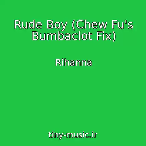 کاور آهنگ Rude Boy (Chew Fu's Bumbaclot Fix) از Rihanna