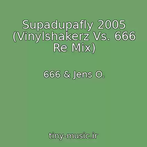 کاور آهنگ Supadupafly 2005 (Vinylshakerz Vs. 666 Re Mix) از 666 & Jens O.