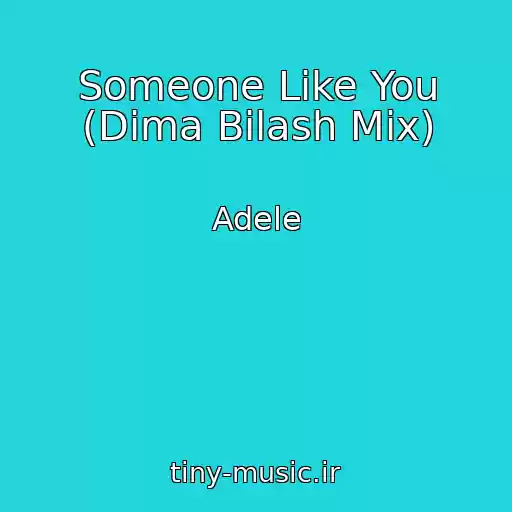 کاور آهنگ Someone Like You (Dima Bilash Mix) از Adele