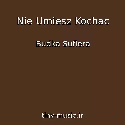 کاور آهنگ Nie Umiesz Kochac از Budka Suflera