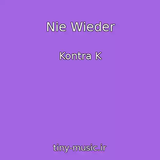 کاور آهنگ Nie Wieder از Kontra K