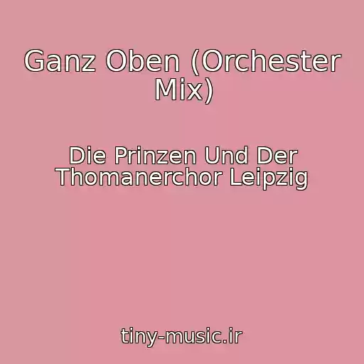 کاور آهنگ Ganz Oben (Orchester Mix) از Die Prinzen Und Der Thomanerchor Leipzig
